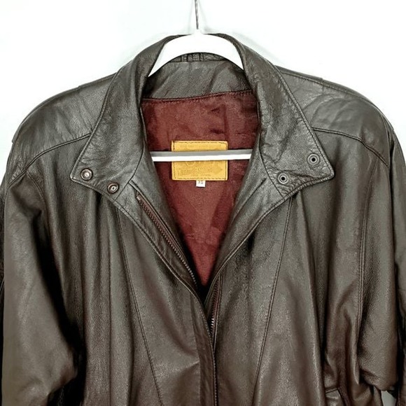 Women's Leather Jacket Olde Hide House Size XS - Picture 4 of 9